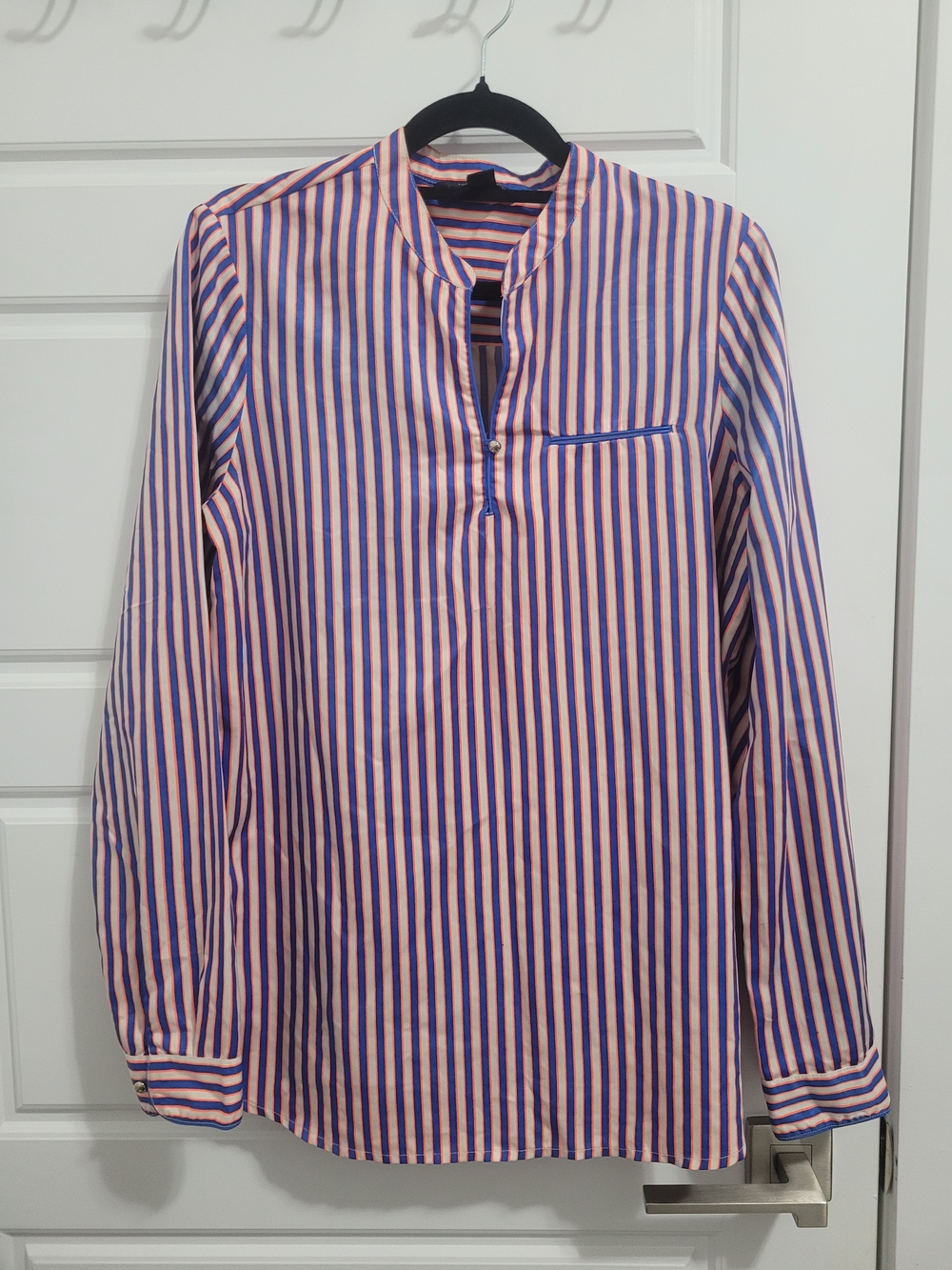 Tommy Hilfiger Striped Long-Sleeve Blouse